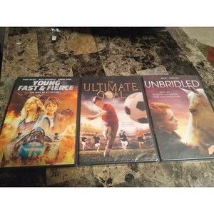 Lot of 3 Kids Movies young fast & fierce,the ultimate goal, unbridled dvd